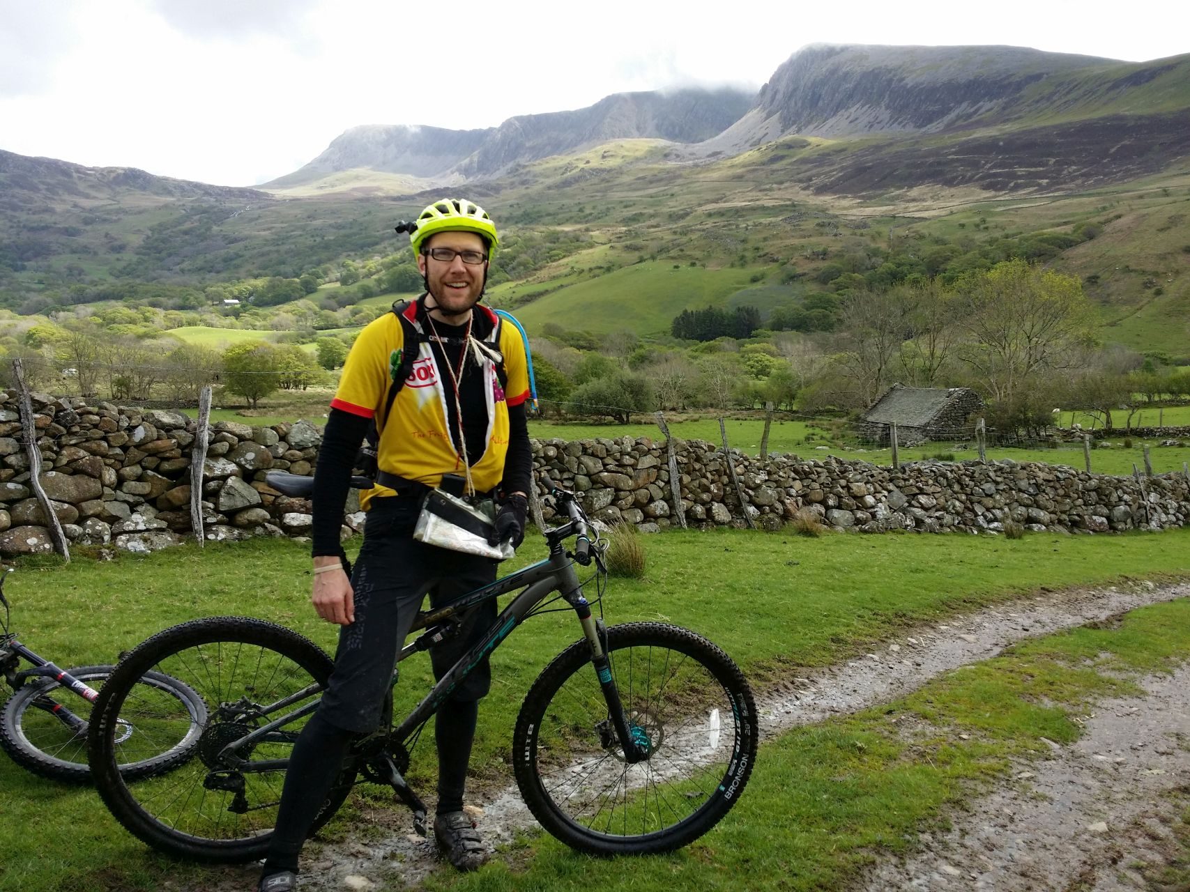 Day 3 - Jon below Cadair Idris massif