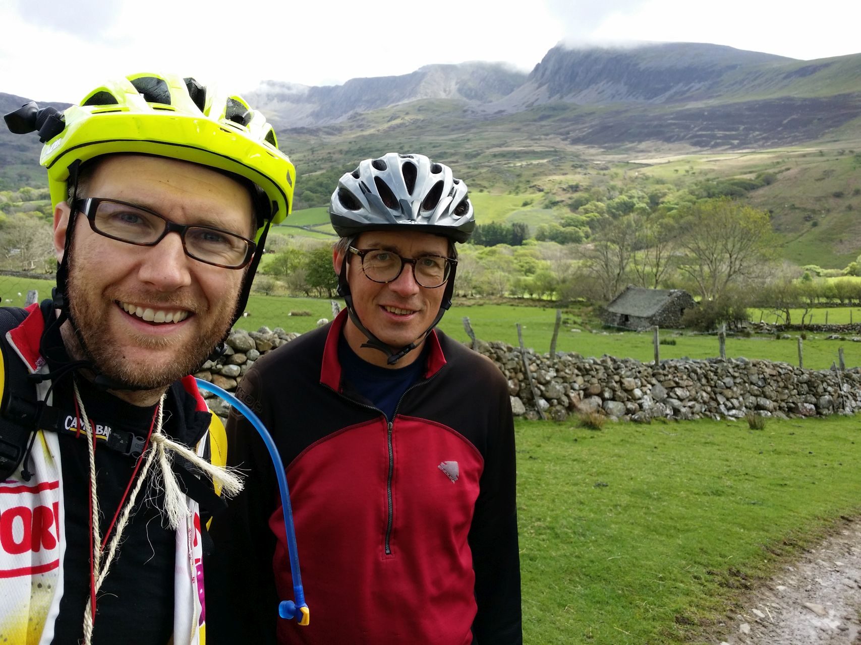 Day 3 - Jon & Paul below Cadair Idris massif