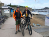 Day 1 - Paul & I in Conwy, at the start of our week long ride