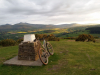 Day 6 - Pen y Crug at sunset looking toward Brecon Beacons