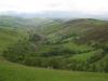 Day 4 - Looking down into Afon Dulas valley on massively steep climb up © Paul Bonwick