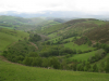 Day 4 - Looking down into Afon Dulas valley on massively steep climb up © Paul Bonwick