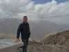 Rest Day B - "The name`s Bond, Steve Bond. Licenced to thrill." Steve, looking suave and deadly. The highest point in North Africa, Jbel Toubkal (13,671 ft), is in cloud near Steve`s head! Taken at top of Jbel Oukaïmeden (10,712 ft). © Steve Woodward