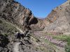 Day 4 - Like the Earth has been riven in two ... The lower part of the climb over the Tizi-n-Rughuelt pass.  © Steve Woodward