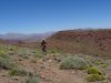 Day 6 - The trail toward the top of the Tizi-n-Tamadla pass (9,265 ft) is rideable in places though. © Steve Woodward