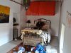 Rest Day A - My magnifent room in the keep! Time to recuperate for the day, as mountain-desert air gently wafts in. At Kasbah Tigmi-n-Oufella, Anguelz. © Steve Woodward