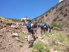 Day 4 - Those  mules sure do carry those bikes better than we could! The climb toward Tizi-n-Rughuelt pass. © Shaun Grey