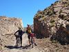 Day 6 - We made it through the rock cleft! Near Tamzrit. © Shaun Grey