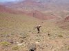 Day 6 - Straight out of the blocks from Tamzrit it`s a push/carry up to the Tizi-n-Tamadla pass. Wow that heat! © Shaun Grey