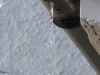 Heybridge Basin, Essex, UK - daytime thaw at the 'Old Ship' pub