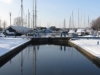 Heybridge Basin, Essex, UK - the locks at the 'Chelmer & Blackwter Navigation' (canal)