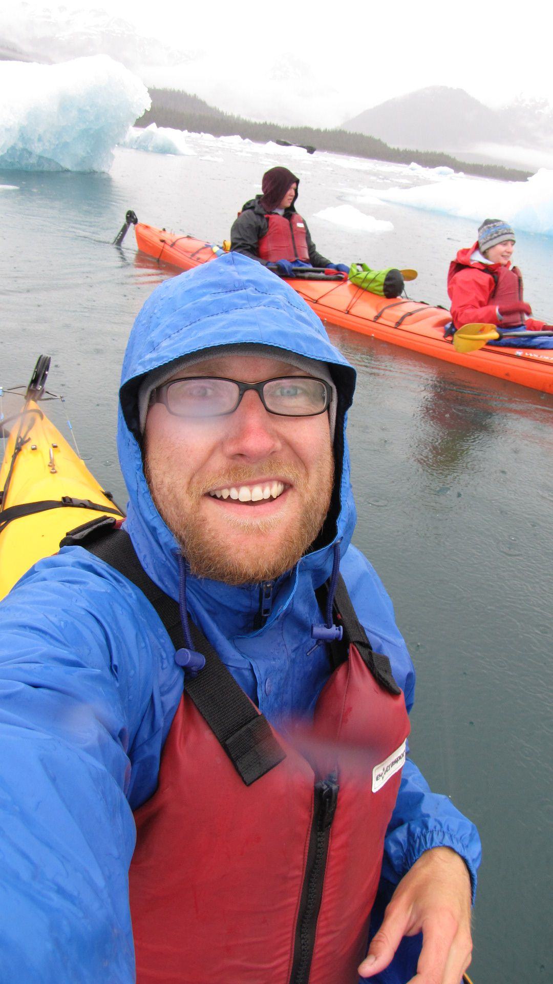 Valdez - Columbia Glacier Kayaking, cold, wet but there are ICEBERGS!