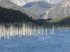 Nr West Yellowstone, MT, USA -"Crater Lake" formed after an earthquake hence the "ghost trees"...