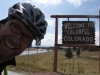 Nr Virginia Dale, CO, USA - WY to CO border crossing (downhill out of snow storm!)