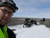 Bike parking, Arctic-style - Who says I can`t park that there?