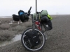 Helpful bike stand / marker post - Hmmm