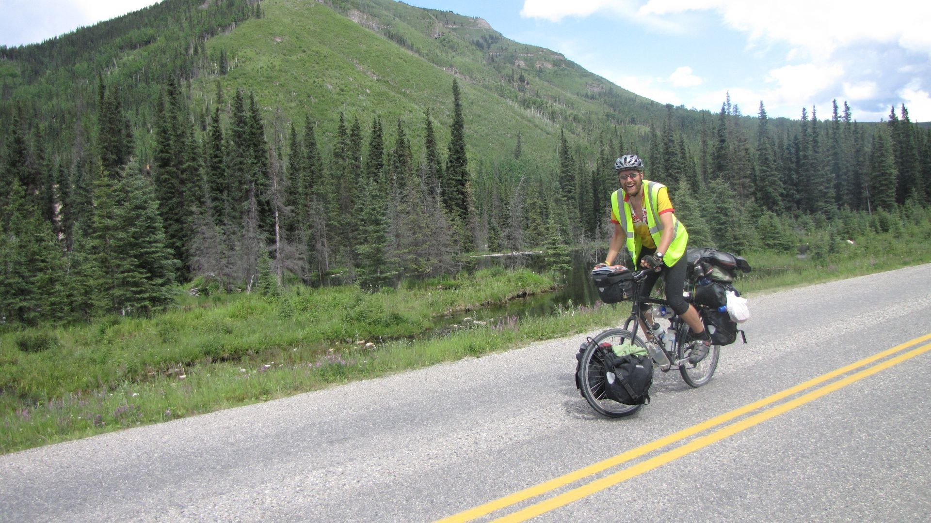 Nr Toad River, YT, Canada - still riding