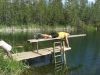 Nr Fort St John, YT, Canada - You get kinda good at sleeping anywhere... (pic courtesy of the Budwegs)