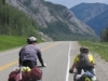 Nr Liard Hot Springs, YT, Canada - Ward & Jacky on the "3-bear day"