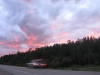 Fort Nelson, BC, Canada - Sunset of the gods