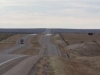 Nr Clines Corner, NM, USA - endless empty rolling hills with vast distances between towns through southern New Mexico