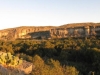 Langtry, TX, USA - it seems I could walk the 200 ft to the cliff (crossing the Rio Grande which is 2 ft at this point) ... to Mexico ... or could I?