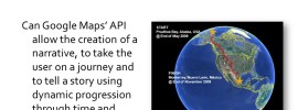 MSc Dissertation 'Google Maps Journey Immersion' Initial Presentation