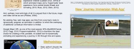 'Google Maps Journey Immersion' Dissertation Poster