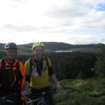 Day 4 - Jon and Paul late in the day at Bwlch Nant yr Arian trail centre © Paul Bonwick