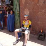 Day 7 - Resting up in the shade, readying to drink orange liquid sugar, during the steady 6-hour climb up the "Ouka Monster". © Steve Woodward