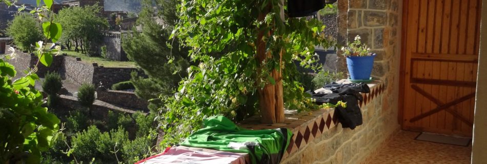 Day 3 - Before setting off, some time to appreciate our wonderful accommodation. Dar Ahansal, Zawyat Ahansal © Steve Woodward