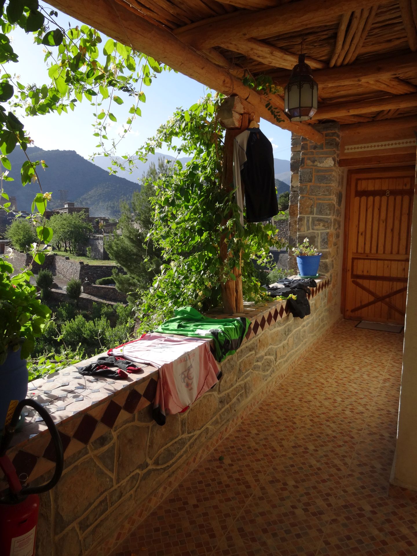 Day 3 - Before setting off, some time to appreciate our wonderful accommodation. Dar Ahansal, Zawyat Ahansal © Steve Woodward