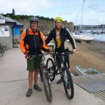 Day 1 - Paul & I in Conwy, at the start of our week long ride